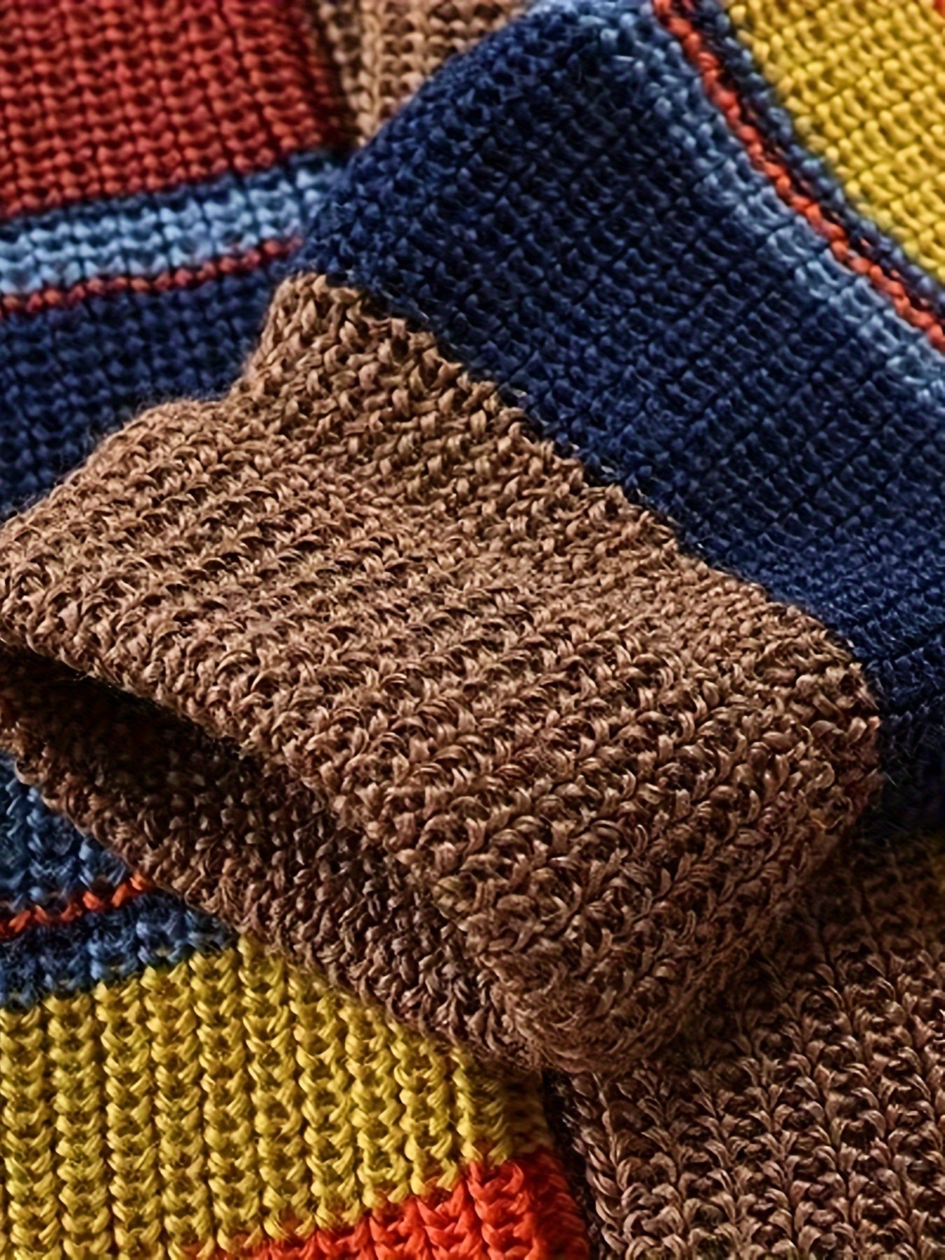 WW | Strickstrickjacke mit bunten Streifen