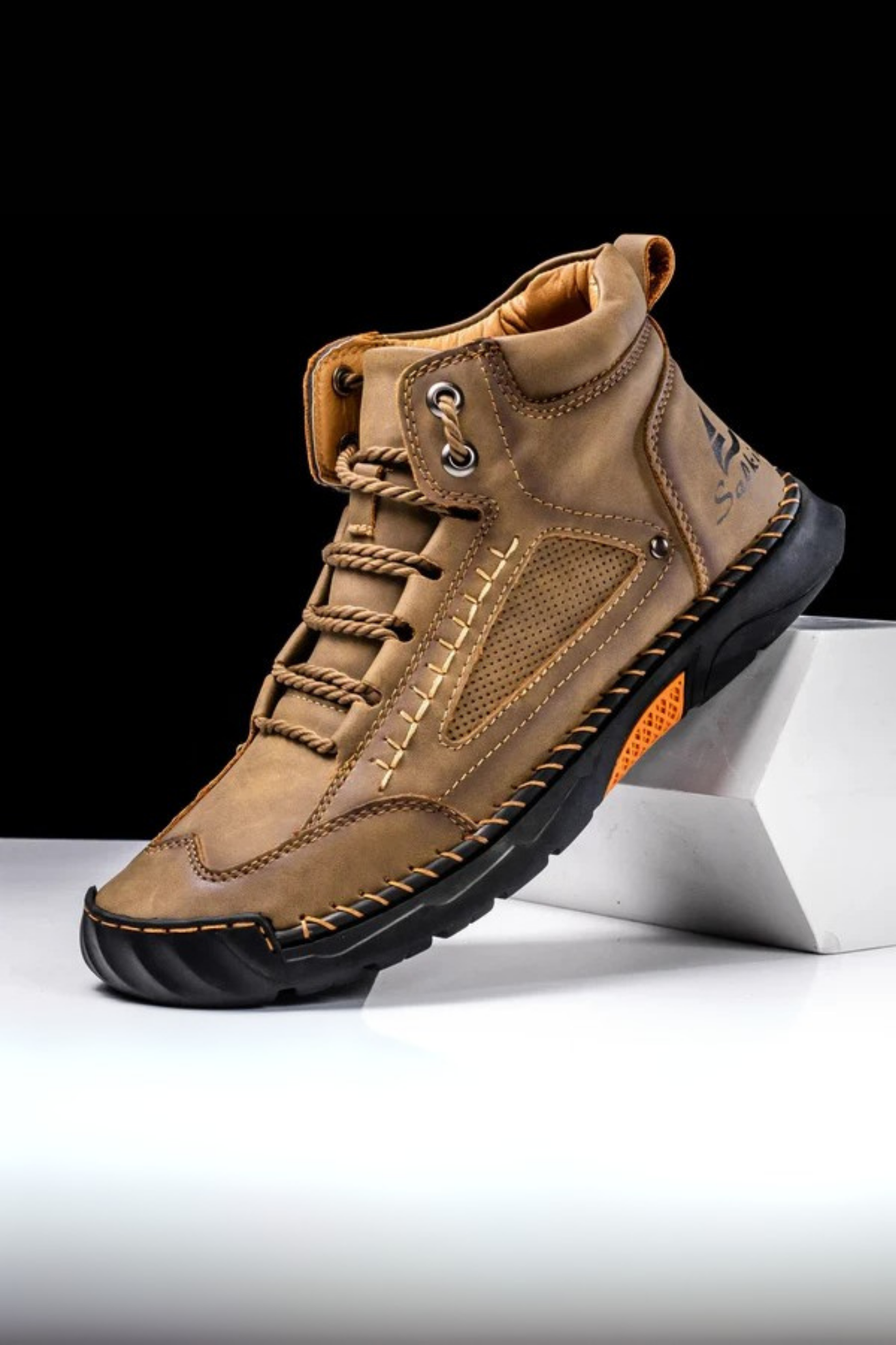Moriarty | Leather High Top Shoes
