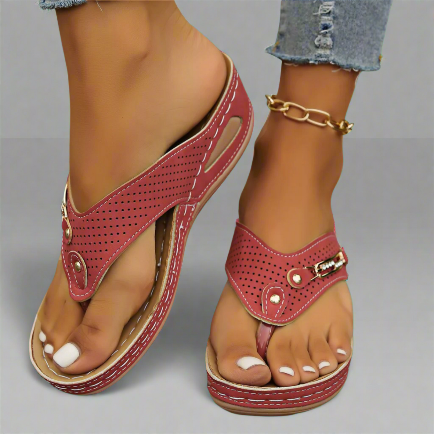 Astrid™ | Retro Sandals for Women with Arch Support