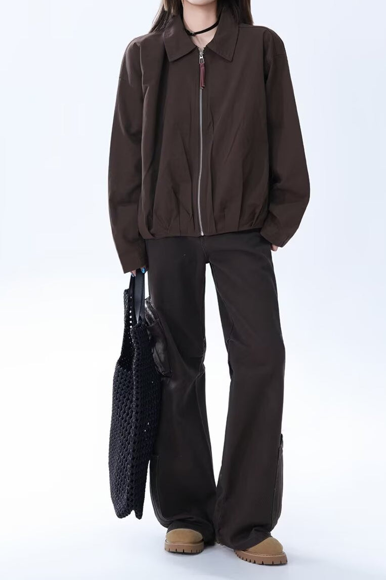 WW | Faux Leder Entspannte Jacke