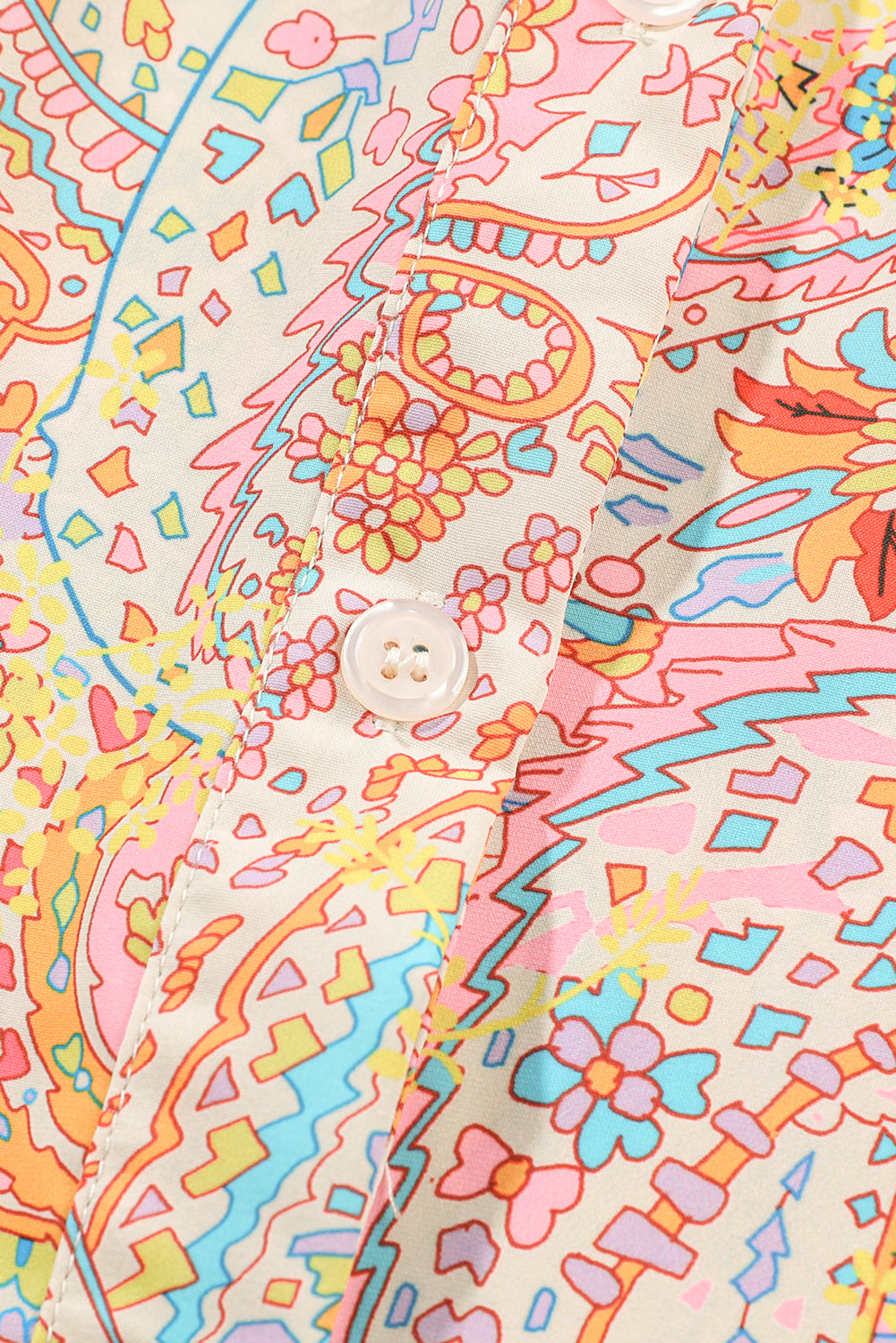 WW | Paisley Ruffle Shirt For Women