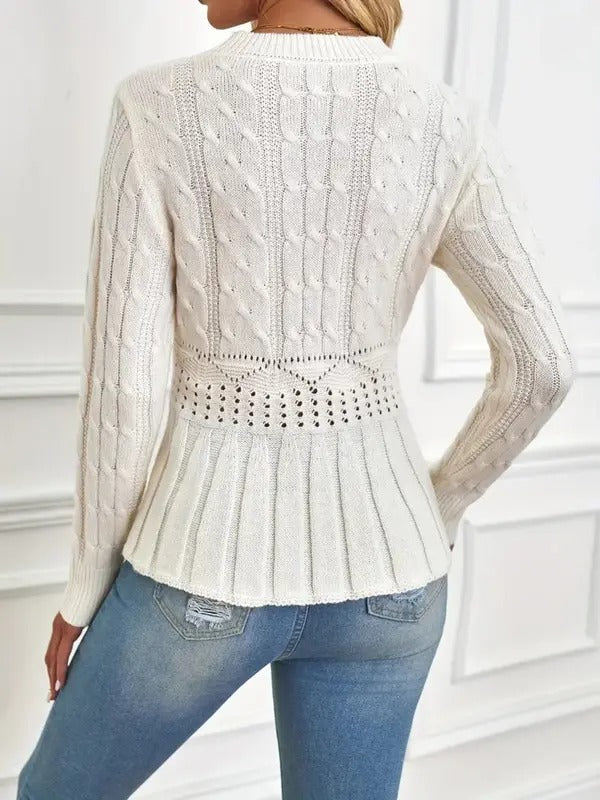 WW | Cozy Chic Crewneck Chunky Knit Sweater