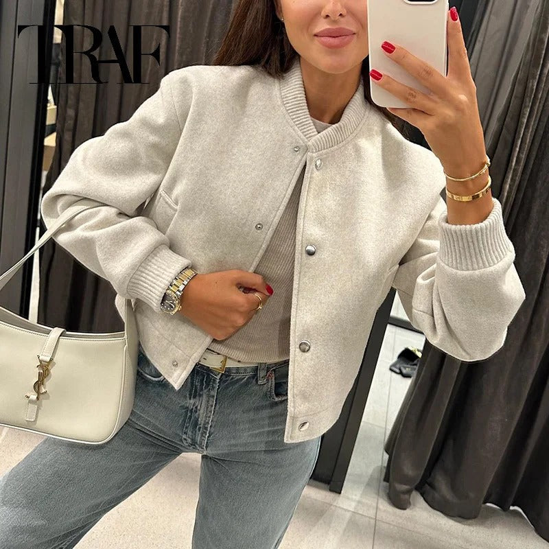 WW | Women's Autumn Street Flight Jacket