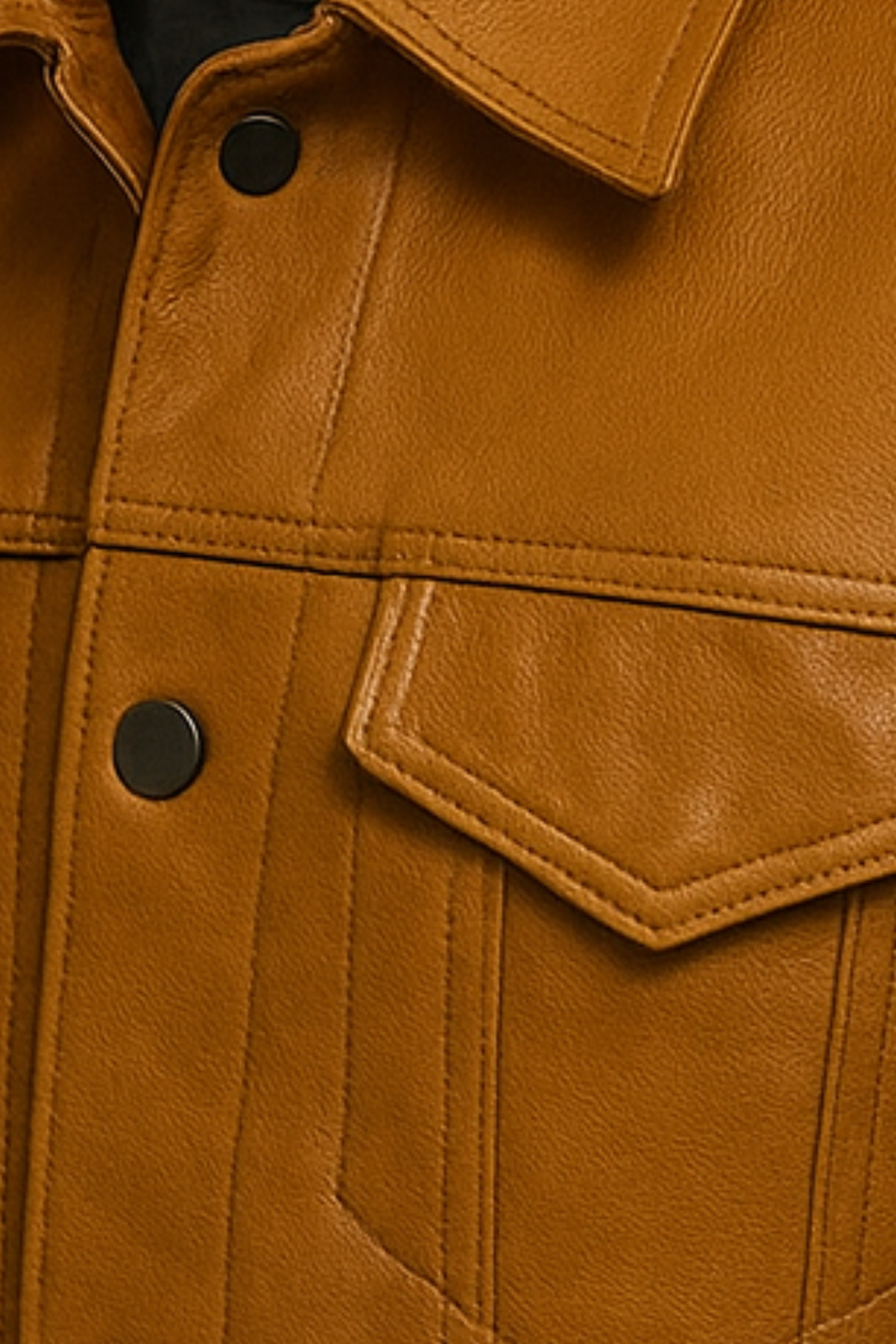 Robin Rider Leather Jacket - Brown