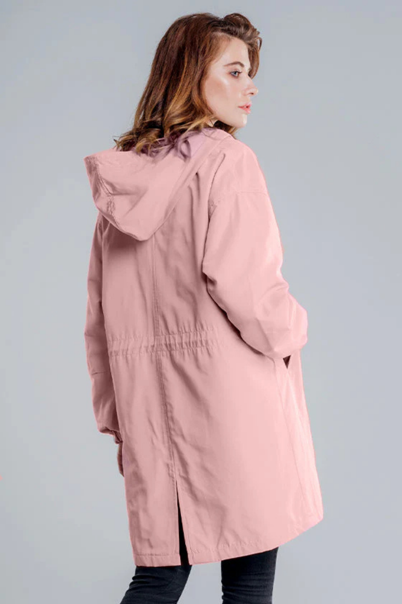Dolly Stylish Trench Coat - Pink