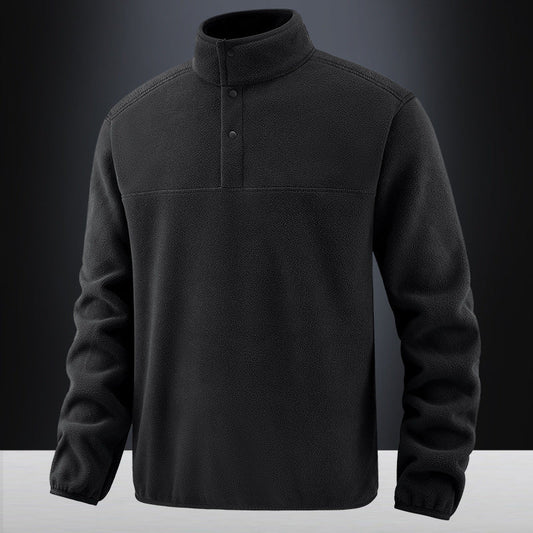 WW | Luxuriöse Fleece-Weste mit Knöpfen für Herren