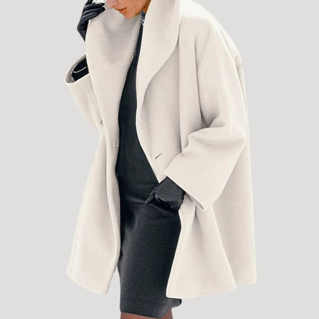WW | Damen Oversized Wollmantel Winterstil