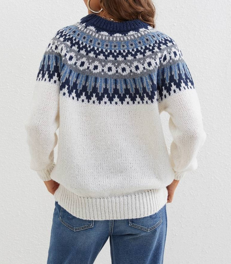 WW | Stylish ethnic-patterned sweater
