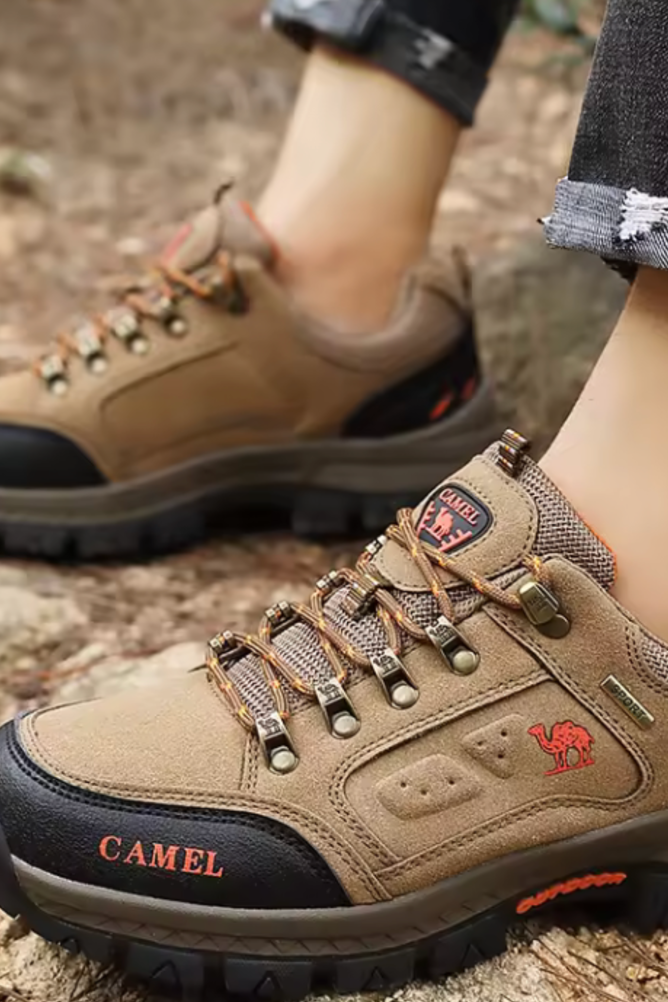 Amelio Innovative Hiking Shoes - Brown