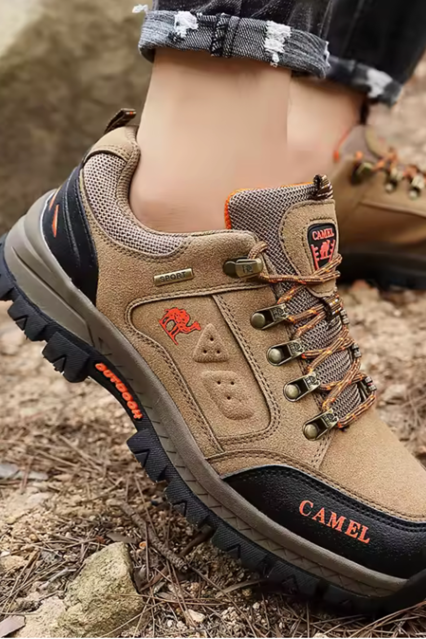Amelio Innovative Hiking Shoes - Brown