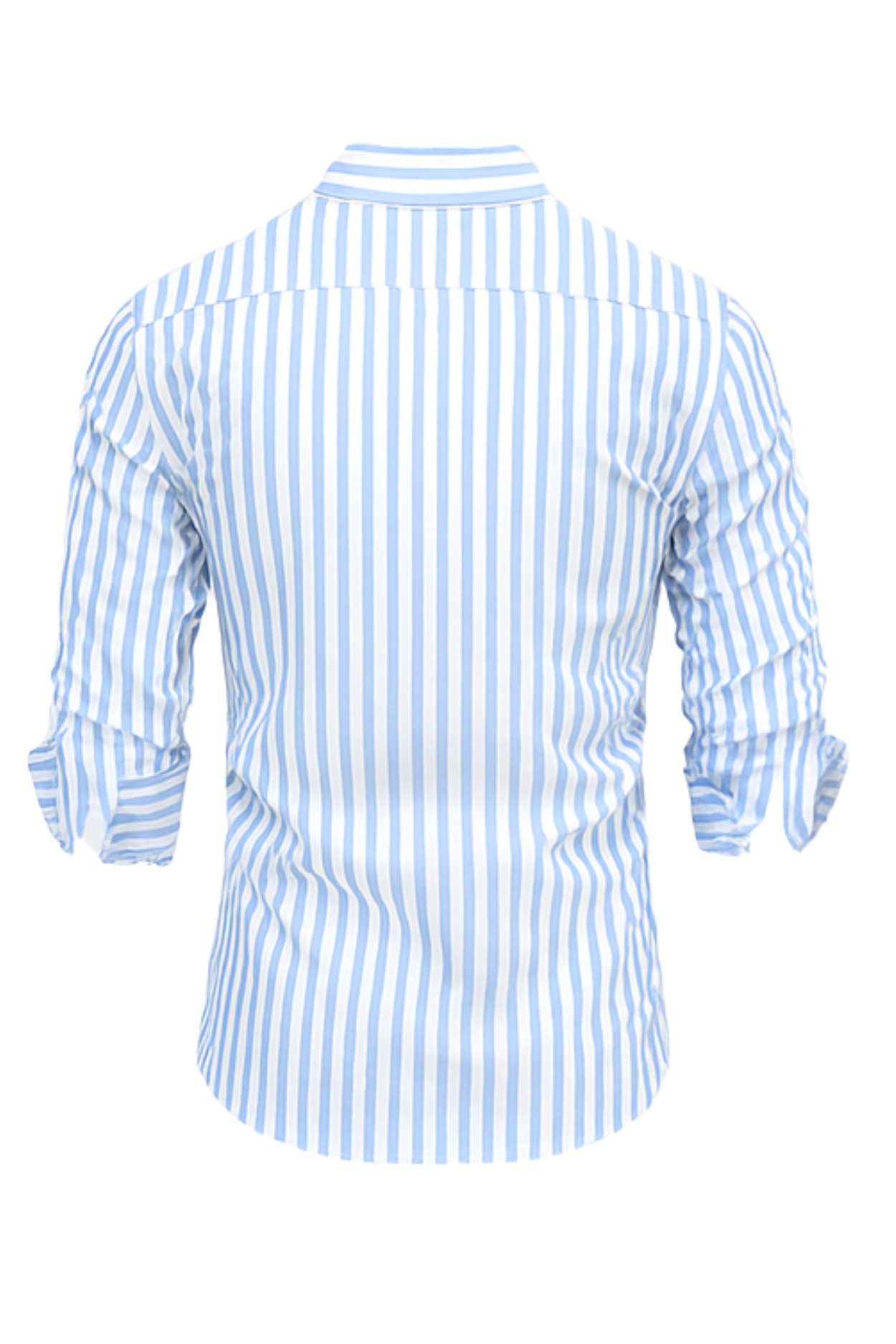 William Elegant Striped Shirt - Light Blue