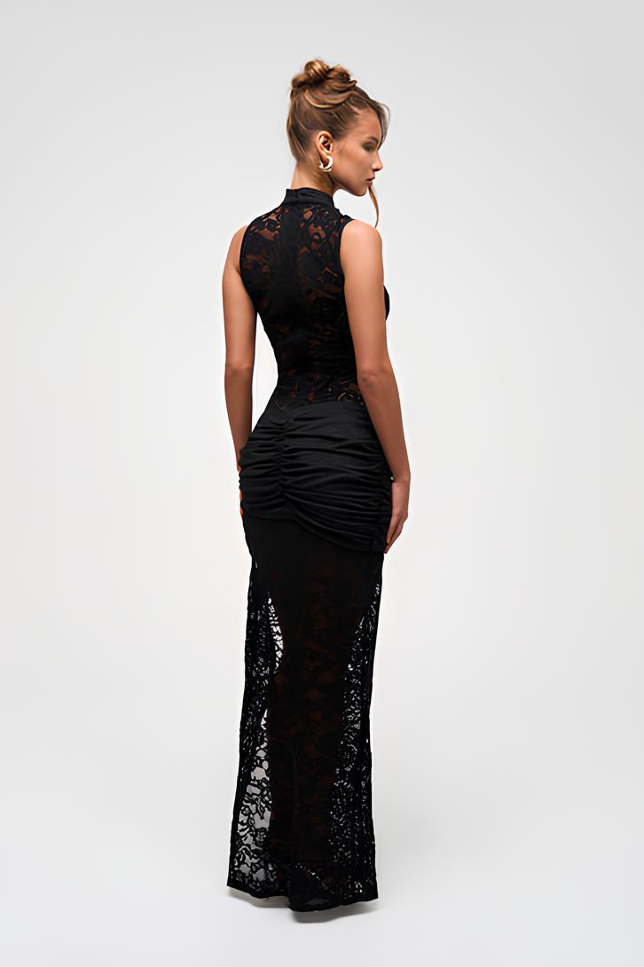 Talina™ | Maxikleid mit goldenen Akzenten