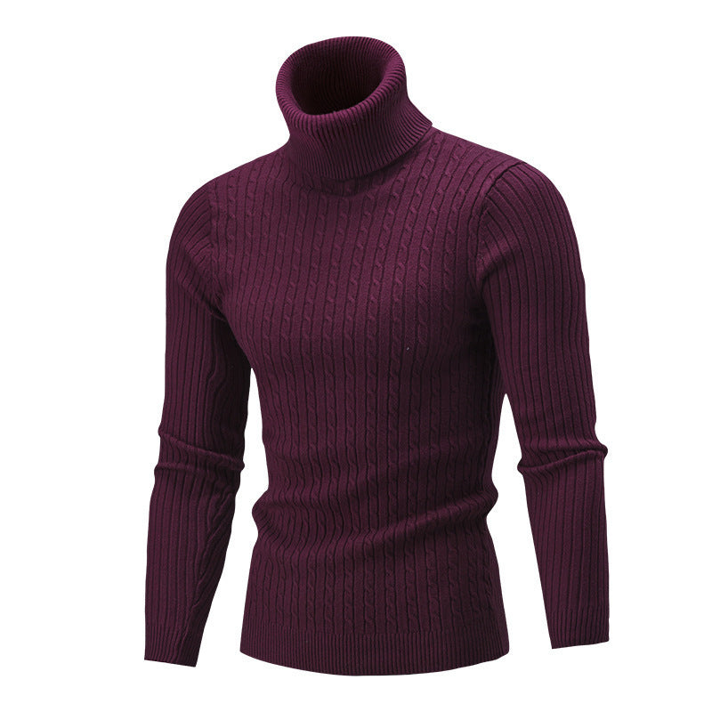 WW | Luxuriöser gestrickter Rollkragenpullover für Männer