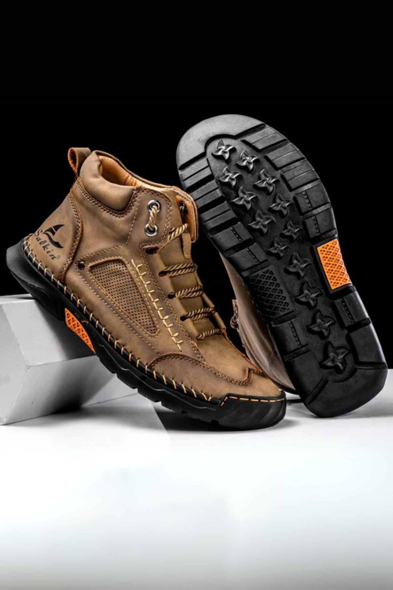 Moriarty | Leather High Top Shoes