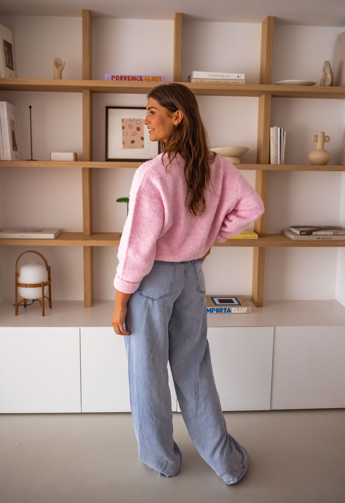WW | Chic pink quilted cardigan for layered looks