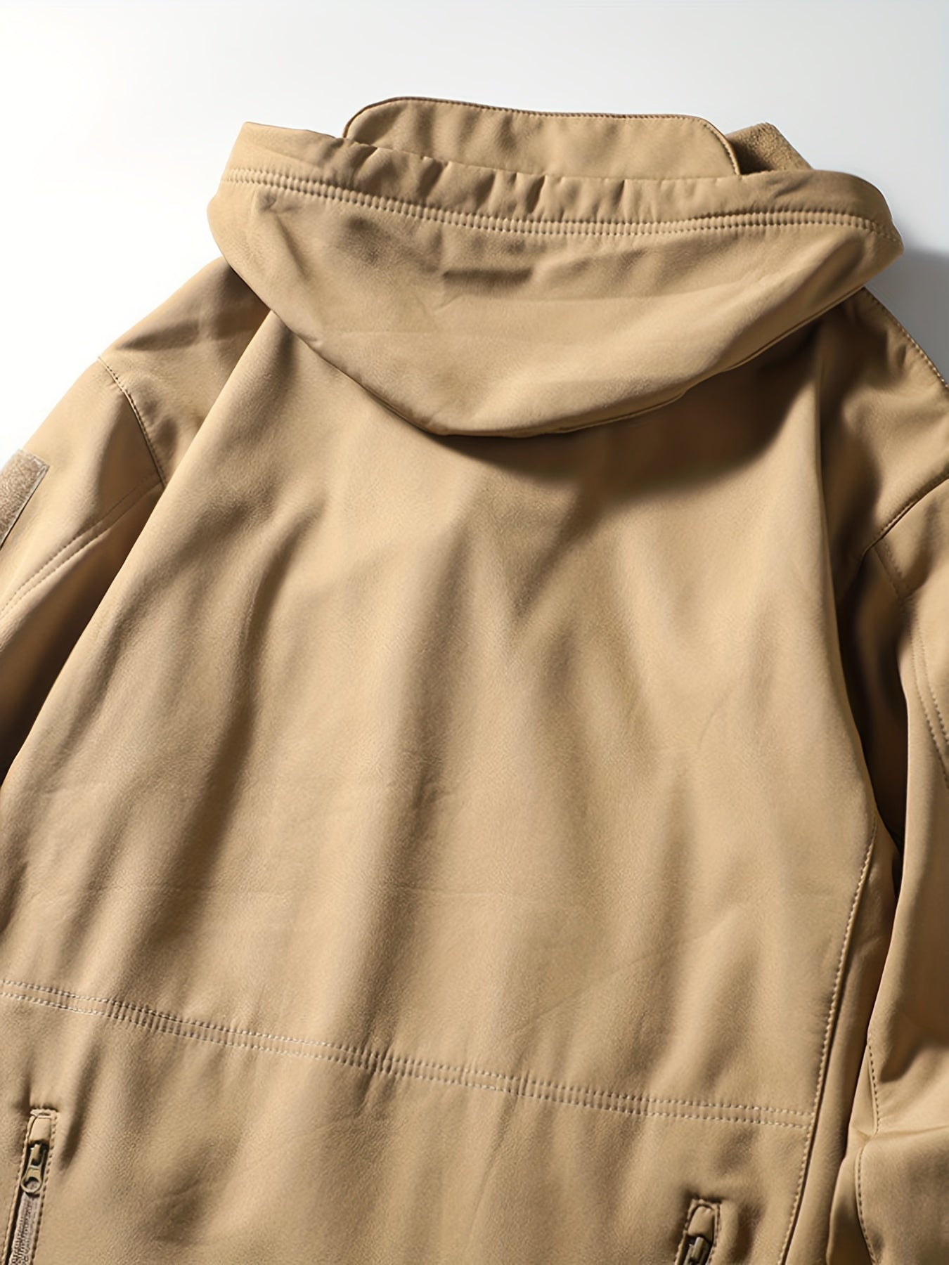 WW | Softshell Jacke - Winddichte Tactical Outdoor Jacke mit Kapuze & Reißverschlusstaschen