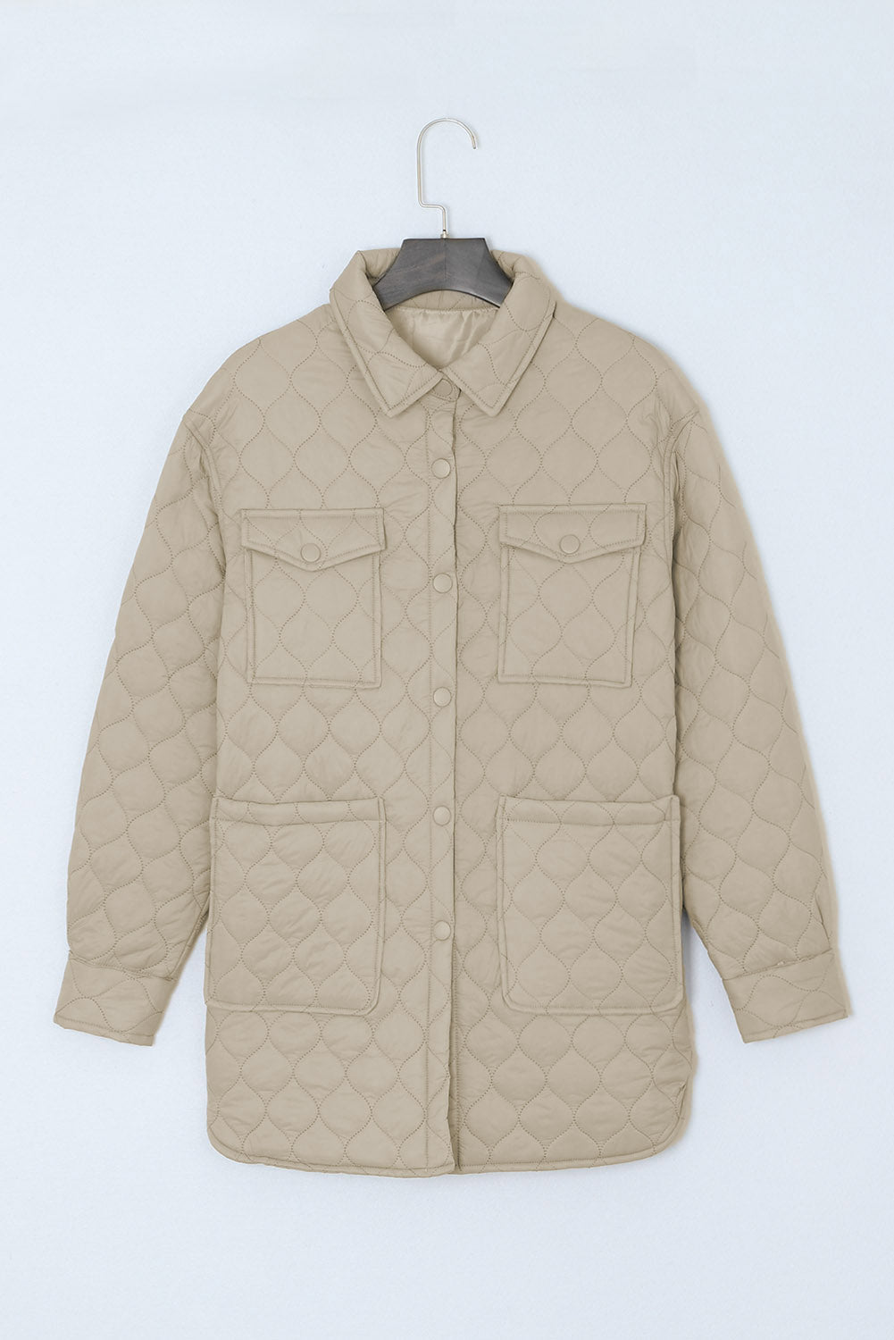 WW | Button-Up Shacket - Leichte Wärme - Übergröße - Lässiger Stil