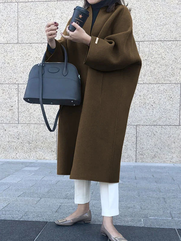 WW | Woll-Trenchcoat-Jacke für Damen