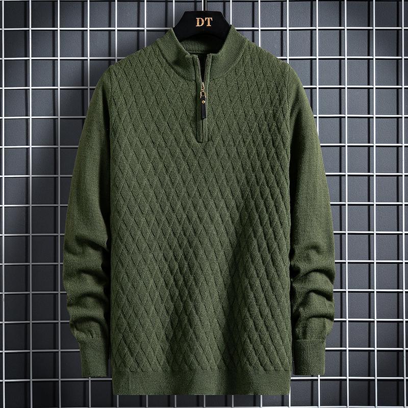 WW | Stilischer Herren-Reißverschluss-Pullover