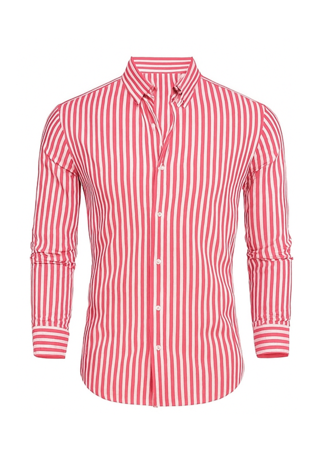 William Elegant Striped Shirt - Pink