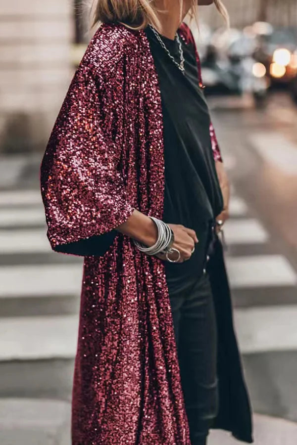 WW | Glamorous Sequin Cardigan