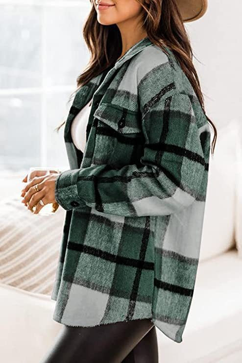 WOLF Plaid Shirt with Button Placket