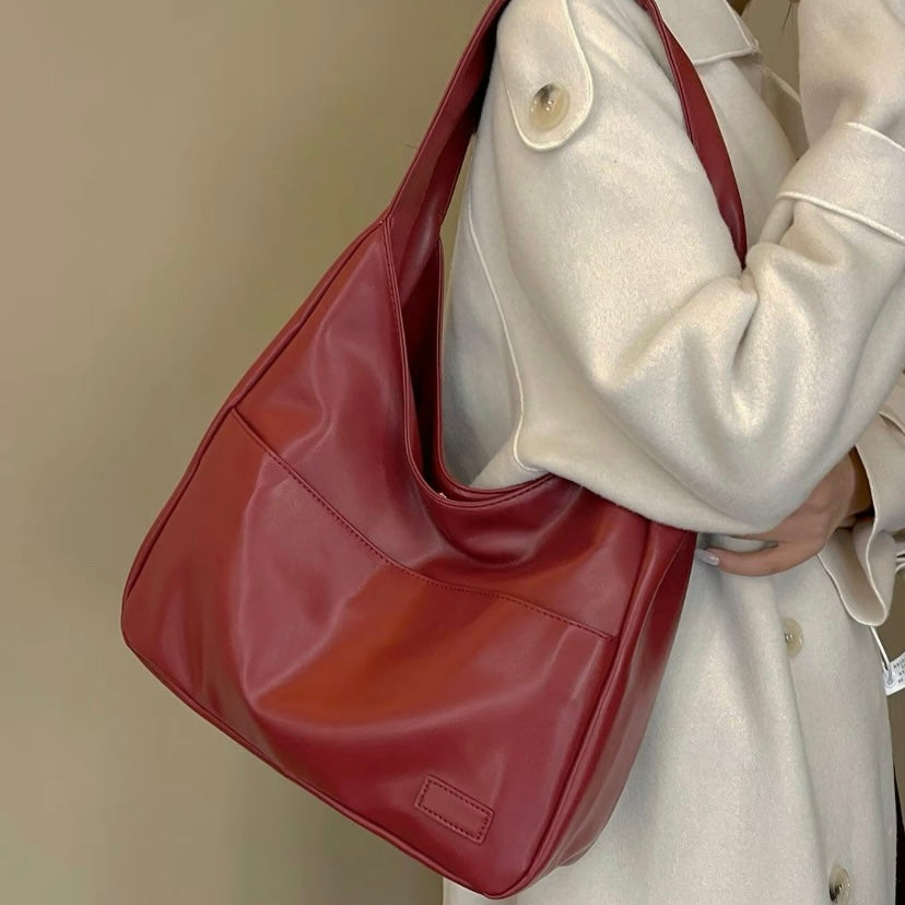 WW | ️elegante Lederschultertasche