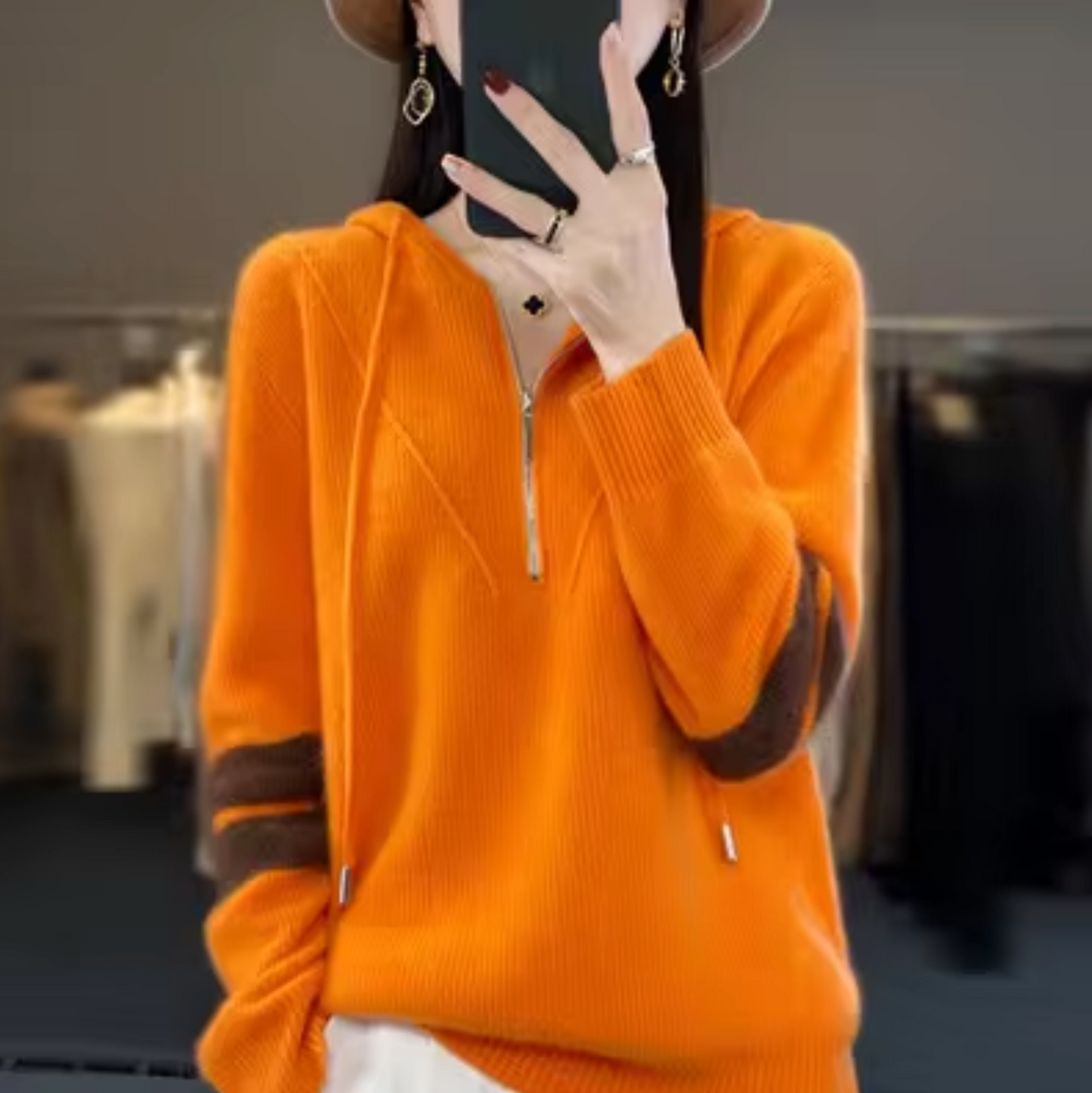 Sweater made of cashmere wool