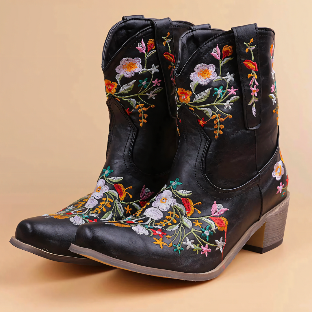 WW | Wetterbeständige Vintage Cowgirl-Stiefel