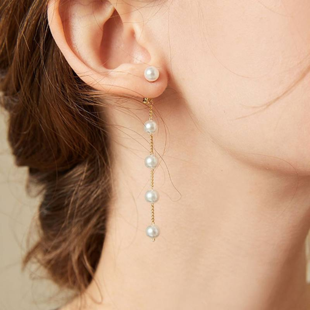 WW | Pearl Drop Earrings For Women