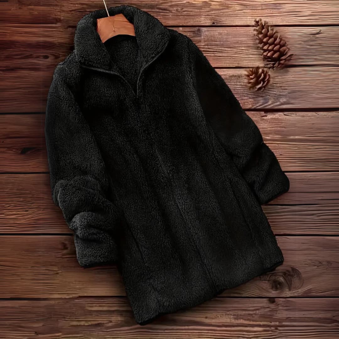 WW | Women's Teddy Zip-Up Pullover Casual Long Sleeve Winter Jacket
