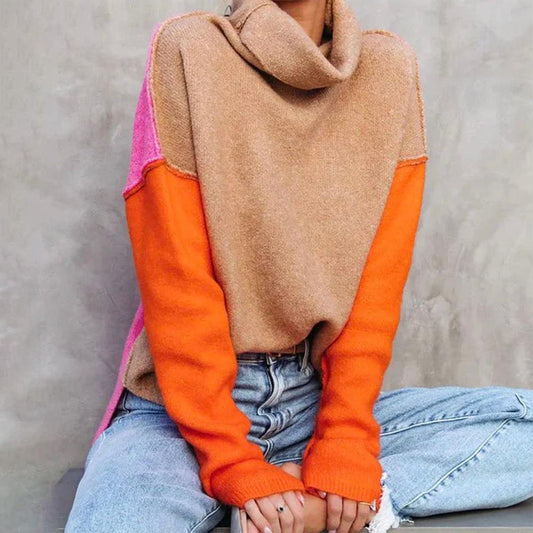 Beautiful color block sweater