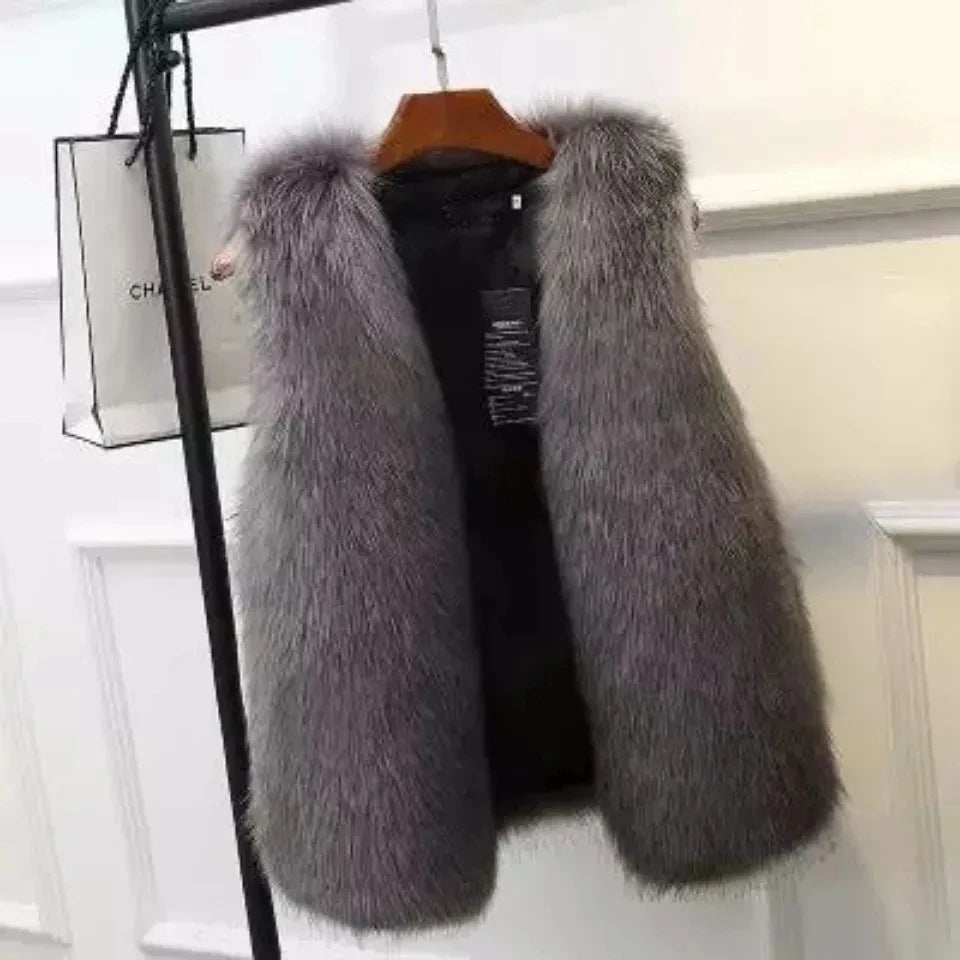 WW | Faux Fox Fur Gilet