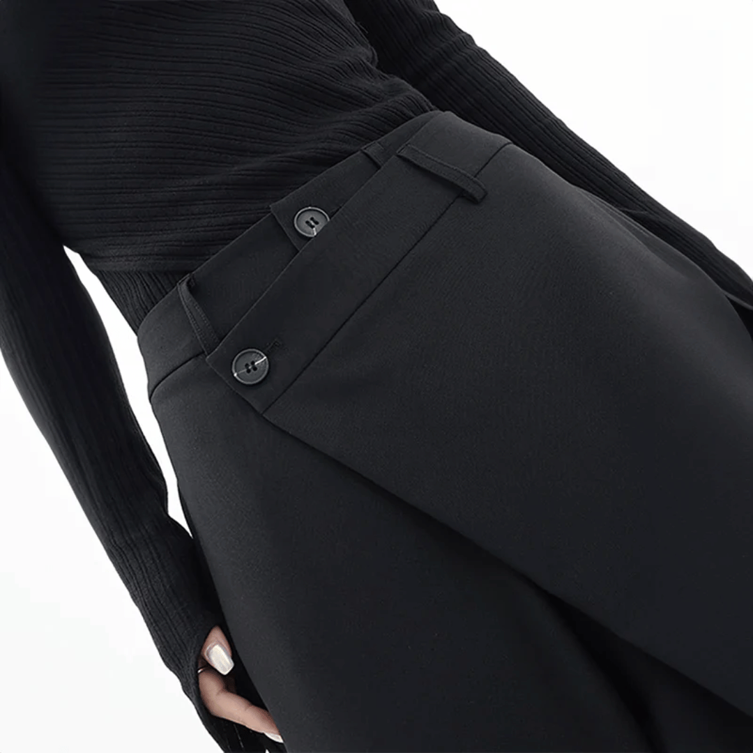 WW | Weitbeinige Hosen - Asymmetrische & Luxuriöse Weitbeinige von Isabella Vionnet