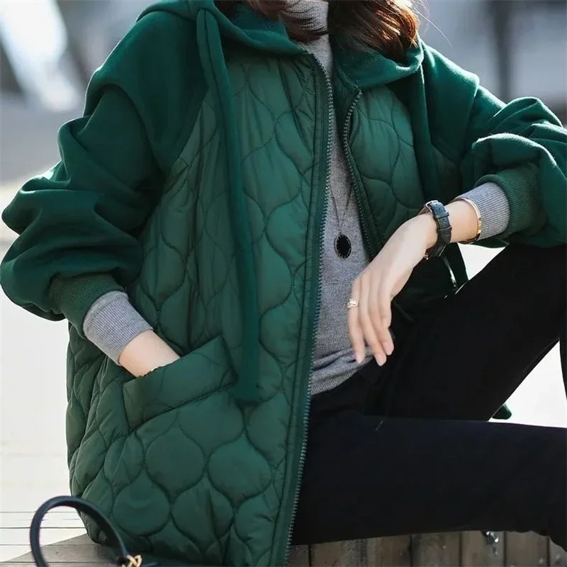 WW | Oversized Quilted Hooded Jacket