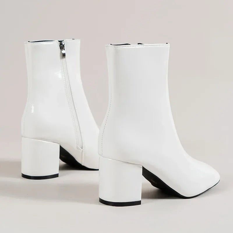 WW | Bequeme Damen Stiefeletten mit Absatz