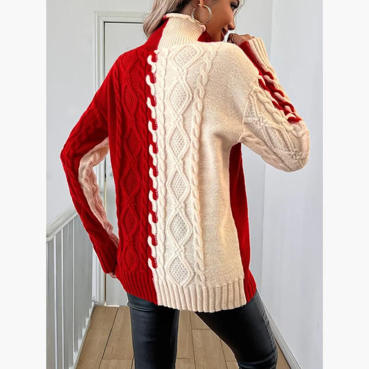 WW | Warme Langarmige Pullover Für Frauen