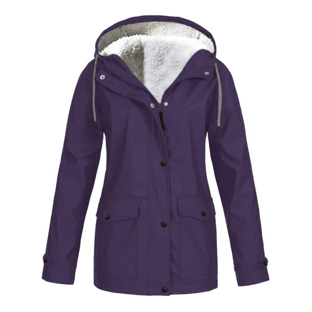 WW | Windproof Hooded Rain Jacket (Plus Sizes Available)