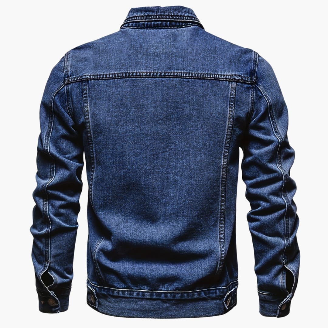 WW | Men's Slim-Fit Casual Denim Jacket