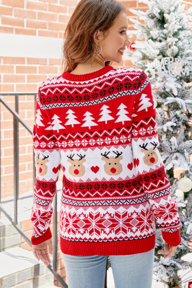 WW | Weihnachtsbär & Geweih Strickpullover