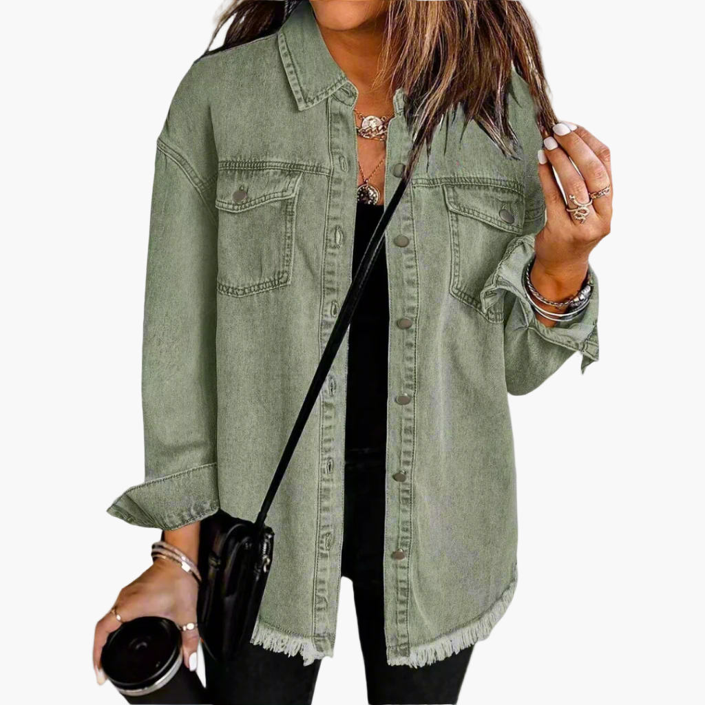 WW | Jeansjacke im lässigen Vintage-Stil - Perfekt für Freizeit und Alltag
