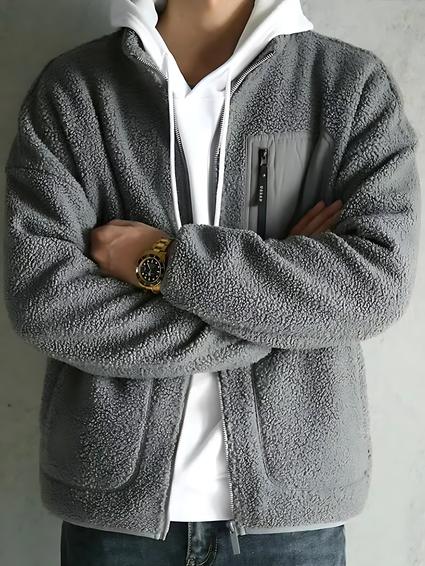 WW | Fleece Lining Men's Winter Jacket