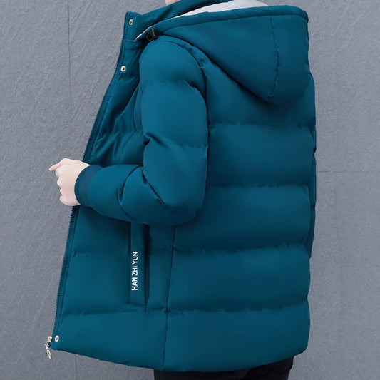 WW | Damen Kapuzenjacke Warm Und Stilvoll Wintermantel