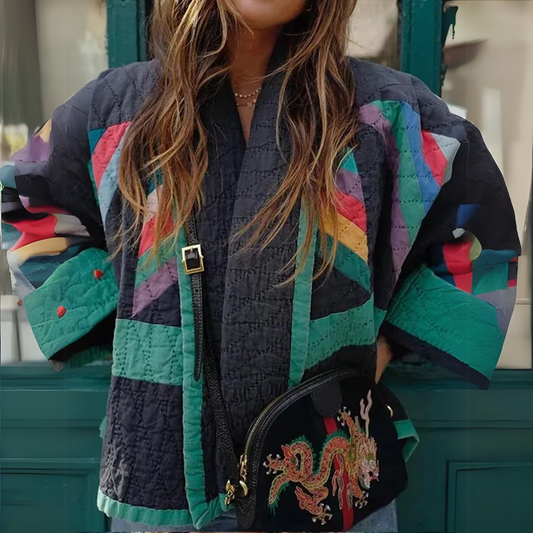 WW | Elegante und bequeme Regenbogen-Kimono-Jacke für Frauen