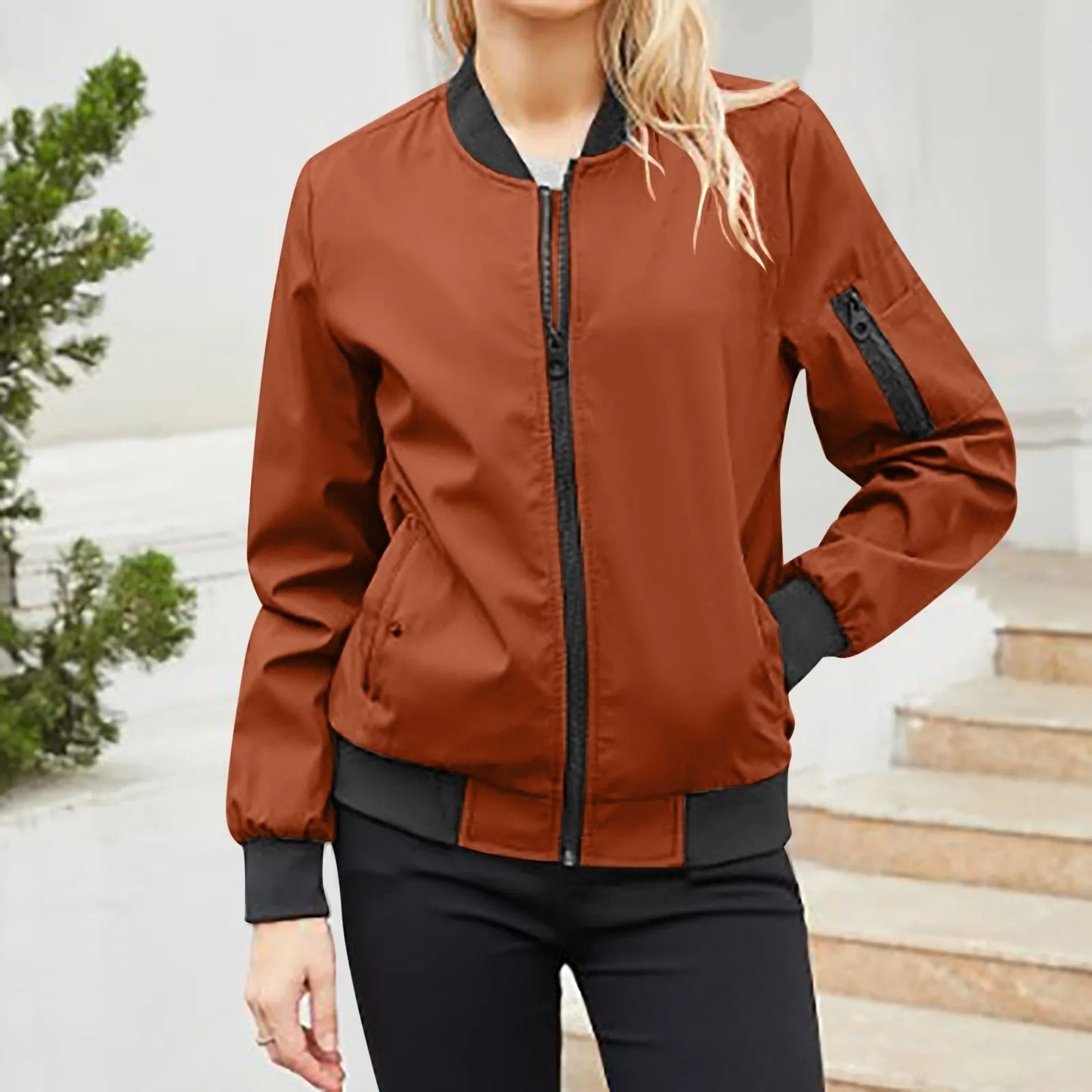 WW | Windbreaker with Hood and Streetwear Look