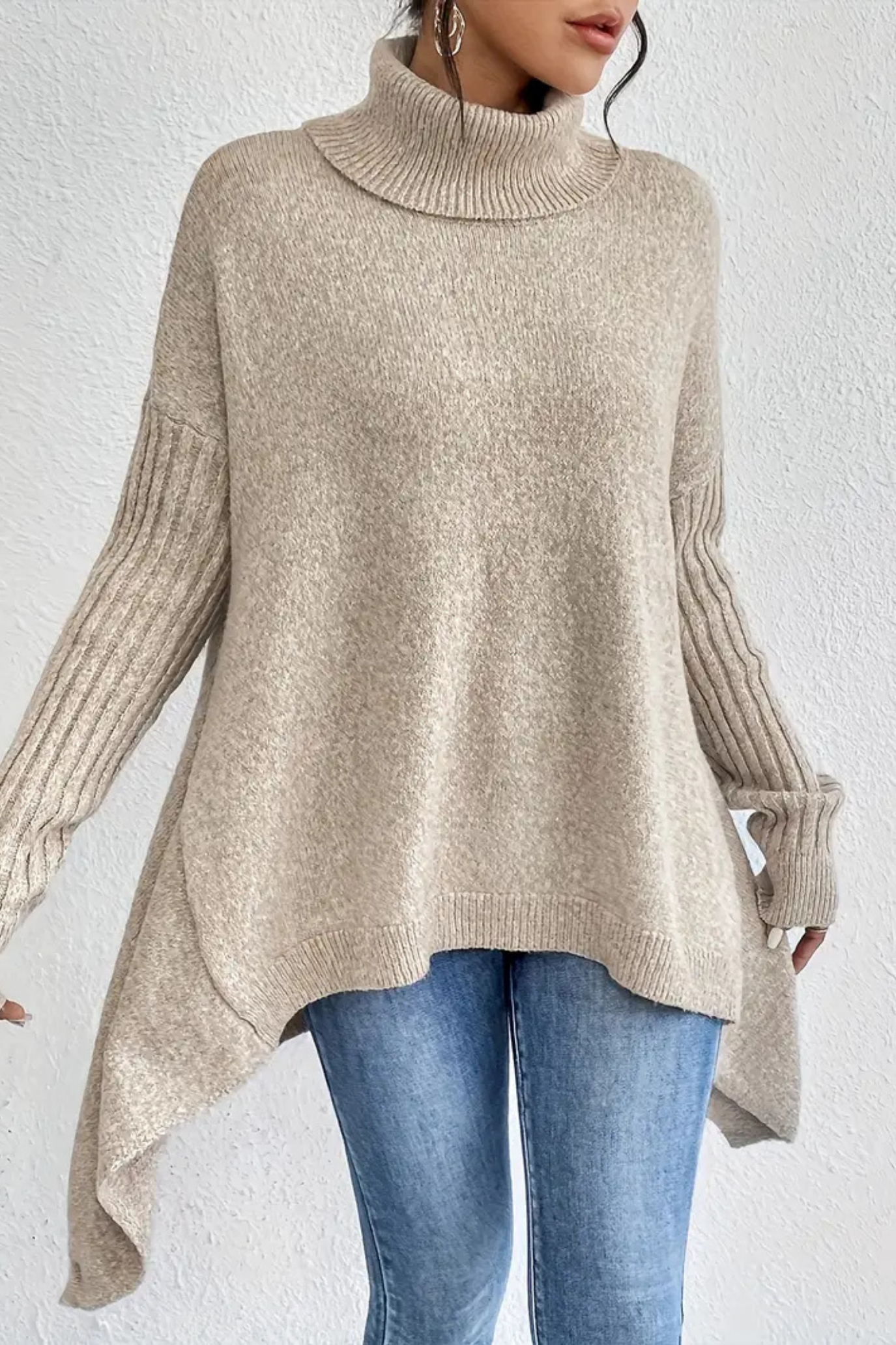 Bridgette | Long Turtleneck Sweater