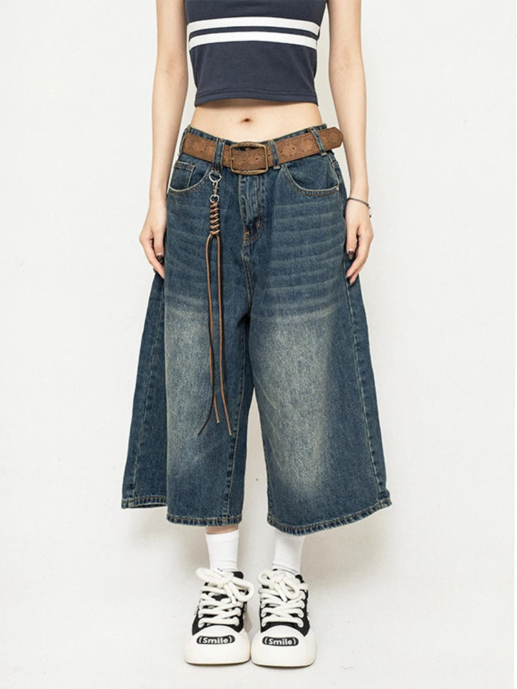 WW | Weite Denim Culotte