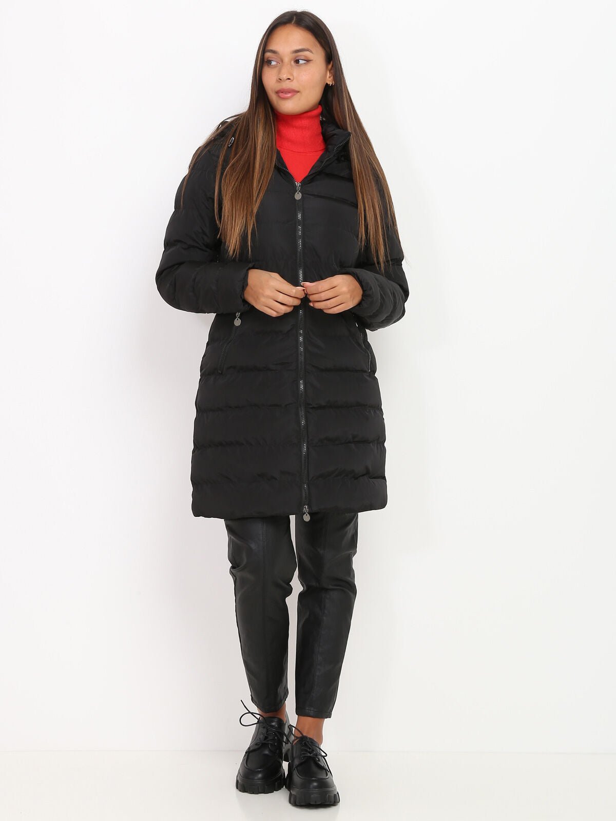 WW | Kapuzen-Puffer-Jacke - Wasserabweisend - Polyesterfüllung - Winterkomfort
