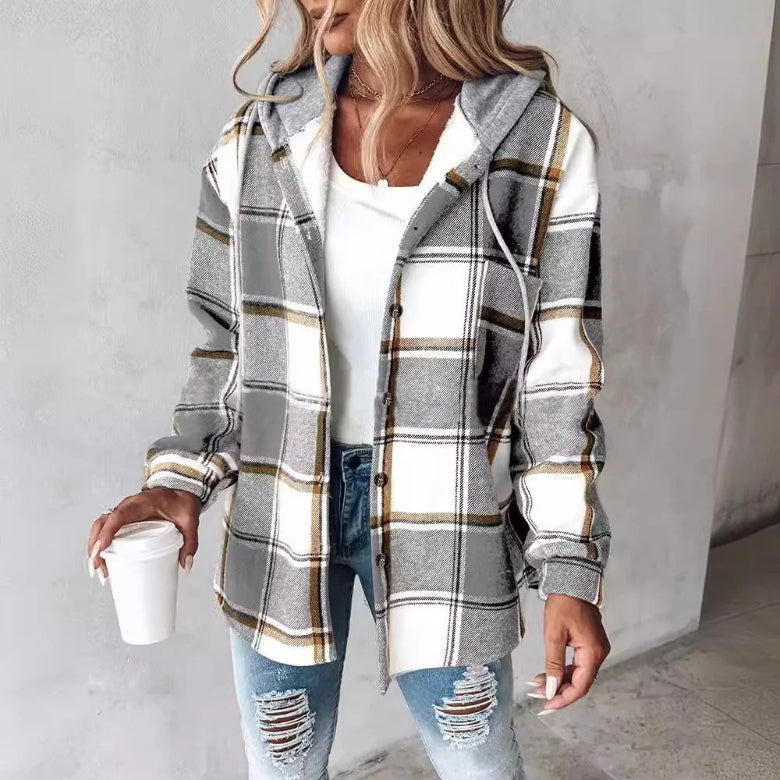 WW | Checked Hoodie for Women