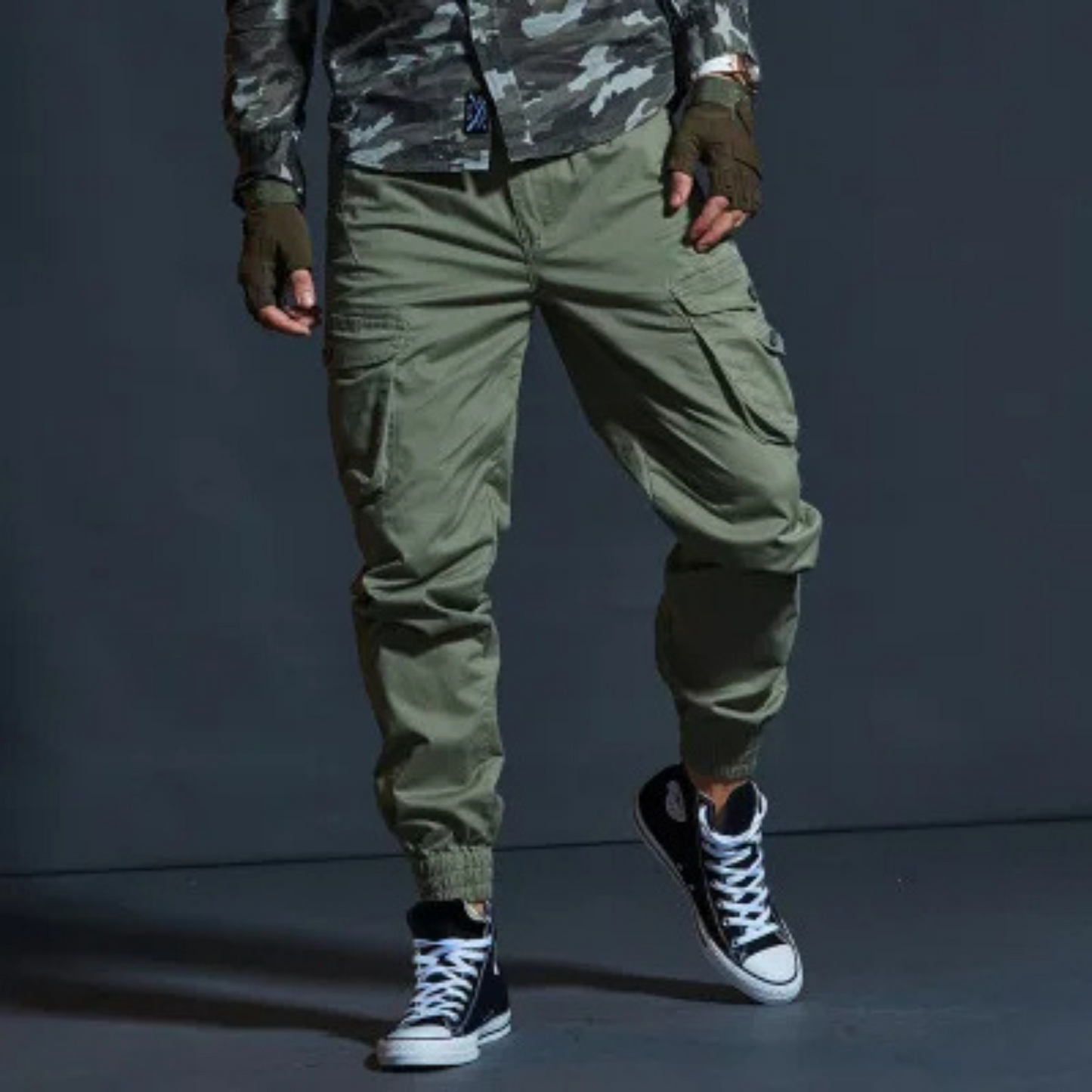 WW | hohe Qualität elastische Taille cargohose herren